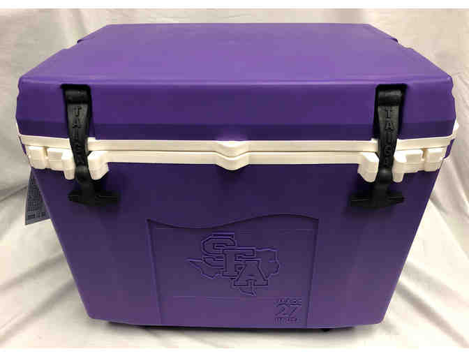 Custom Molded Purple SFA Cooler- 27 Quart - Photo 1