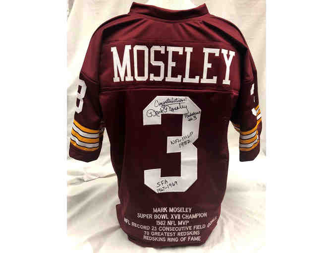 Customized Authentic Signed 'Mark Moseley' NFL Redskins Jersey