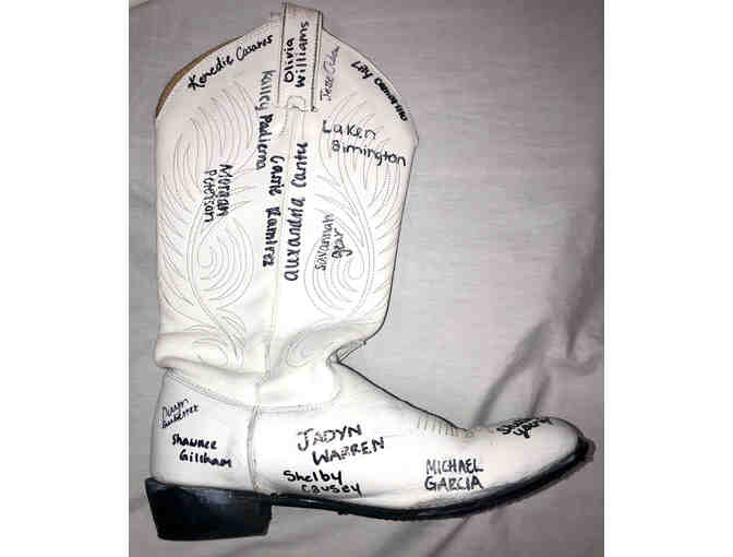 SFA Dance Team  Autographed Boot