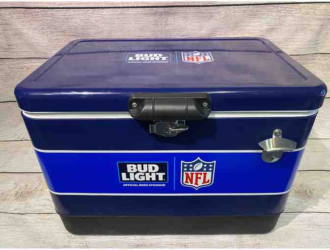 Bud Light/NFL Stainless Cooler - Photo 1