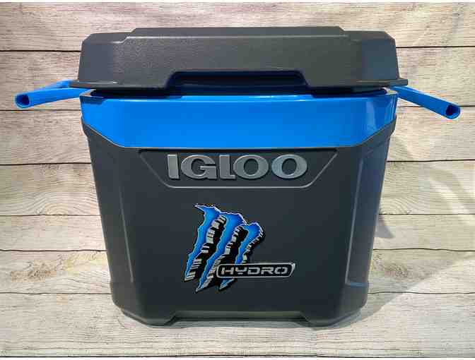 62 QT Blue and Grey Igloo Cooler - Photo 1
