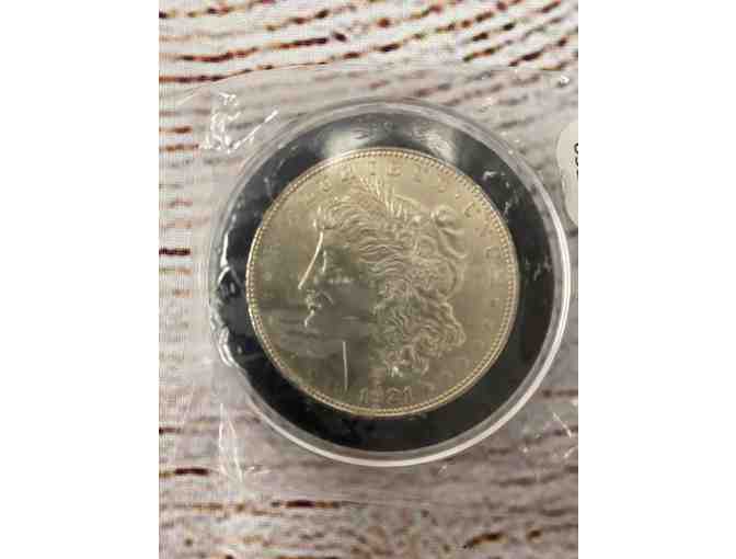 1921 Morgan Silver Dollar - Photo 2