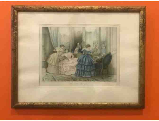 Framed French print 'Lae coin du feul'