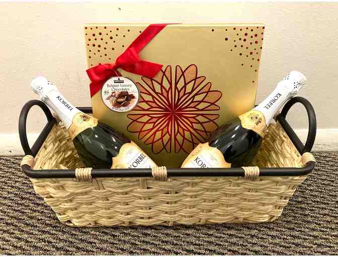 Champagne and Chocolates Basket