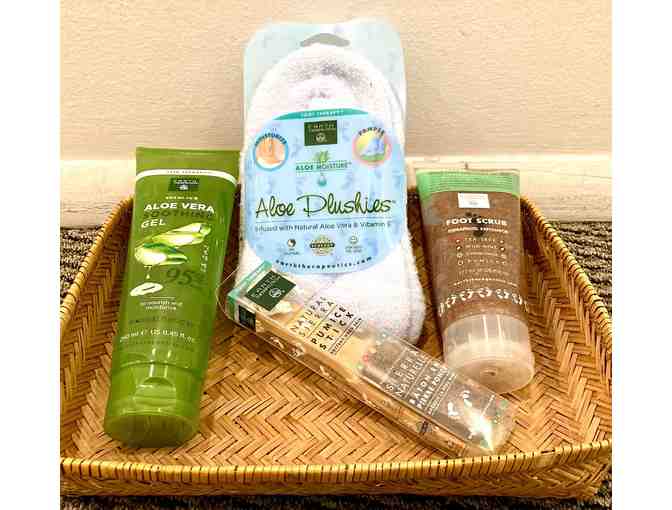 Basket of Skin Care by Earth Therapeutics