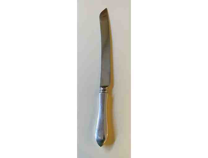 Vintage Cake Knife with serrated stainless steel blade