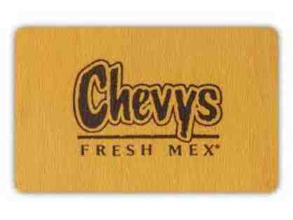 Chevy's gift card $50