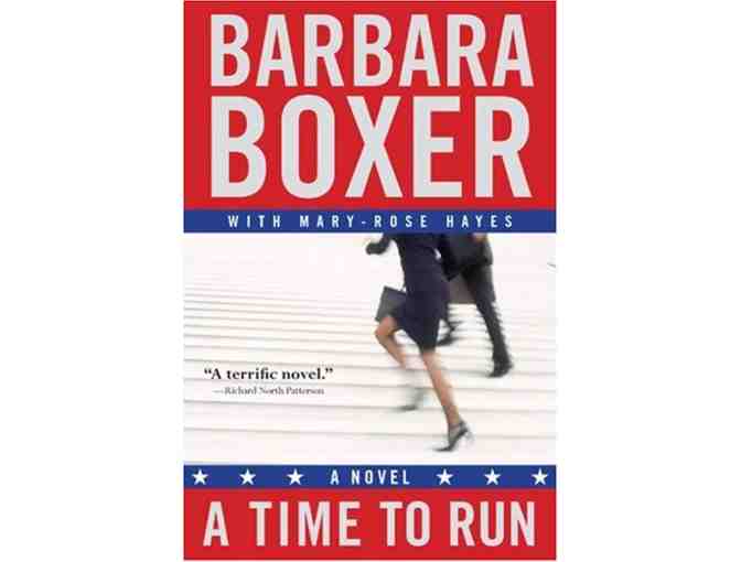 Signed and Inscribed Copy of 'A Time to Run' by Senator Barbara Boxer