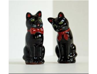 Vintage Shafford Salt and Pepper Shakers with corks