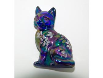 Fenton Art Glass Cat
