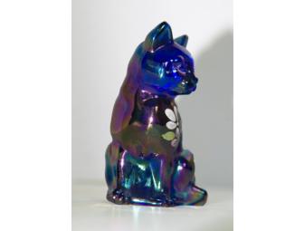 Fenton Art Glass Cat
