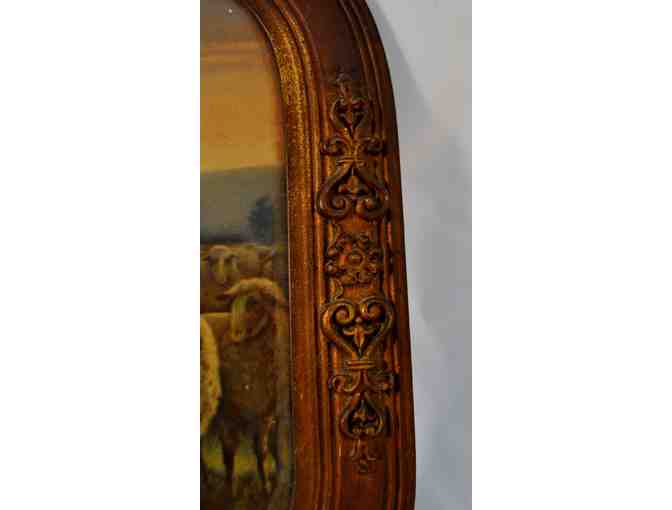 Antique Frame with Religous Themed picture