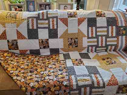"Tic Cat Toe" Quilt by Ginny Bratrud