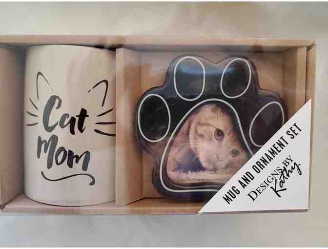 Boxed Set Cat Mug and Frame - Photo 1