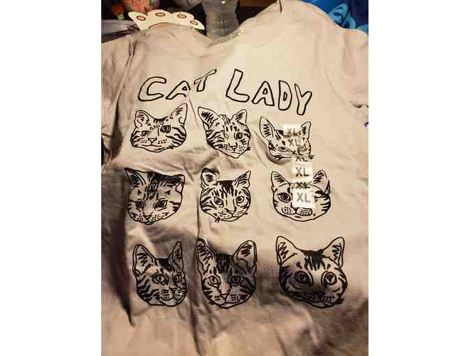 Childs XL Cat Lady Tee- (Might fit a Petite XS)