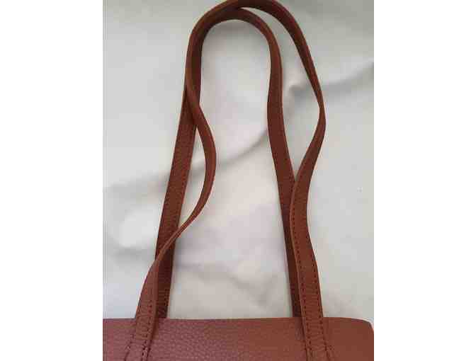 Brown Pleather Purse A