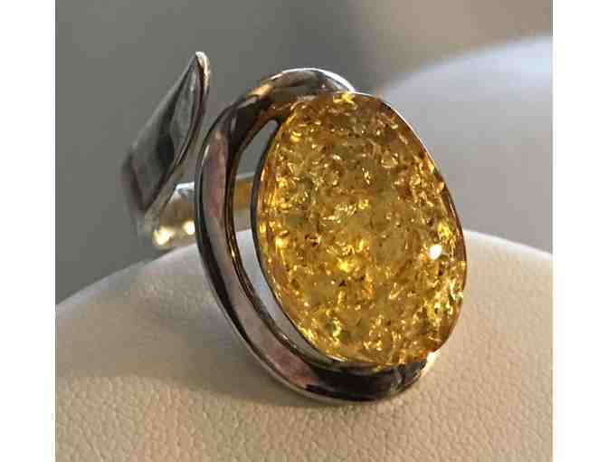Amber Yellow Ring