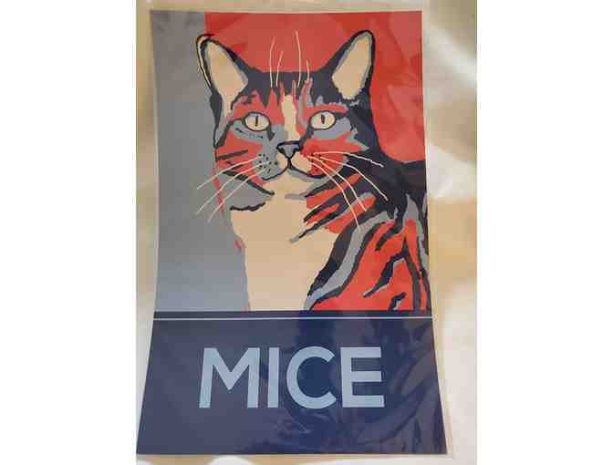 Lot of Four Cat Posters  A