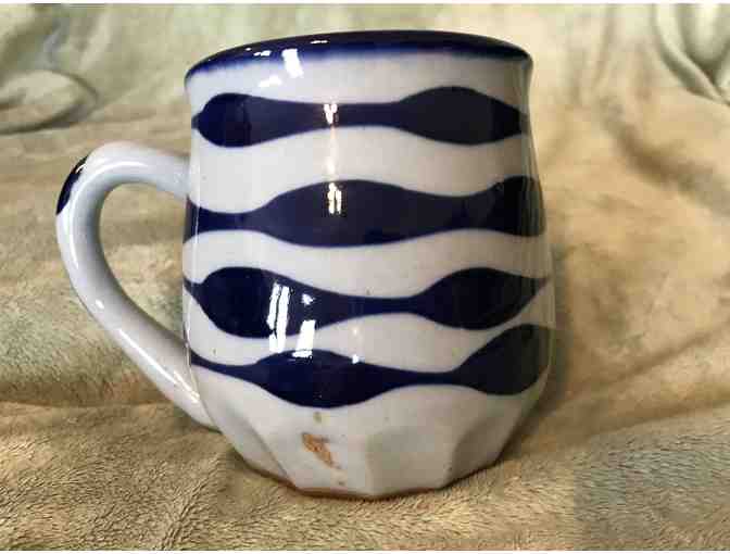Blue Cat Mug and Soup Bowl