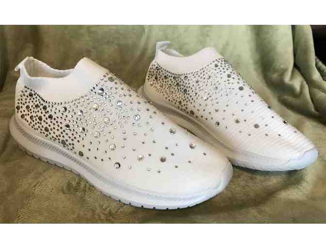 White Sparkly Shoes