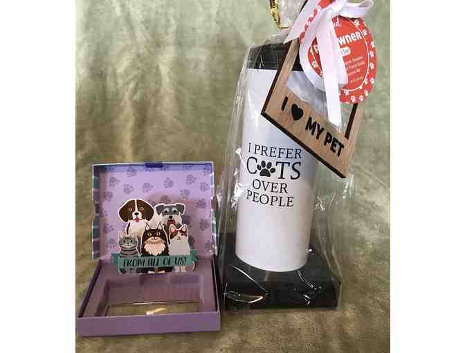 Cat Lover Gift Set with Decorative Gift Card Holder
