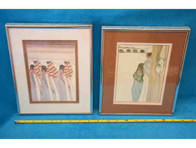 Pair of Amado Pena American Indian Prints
