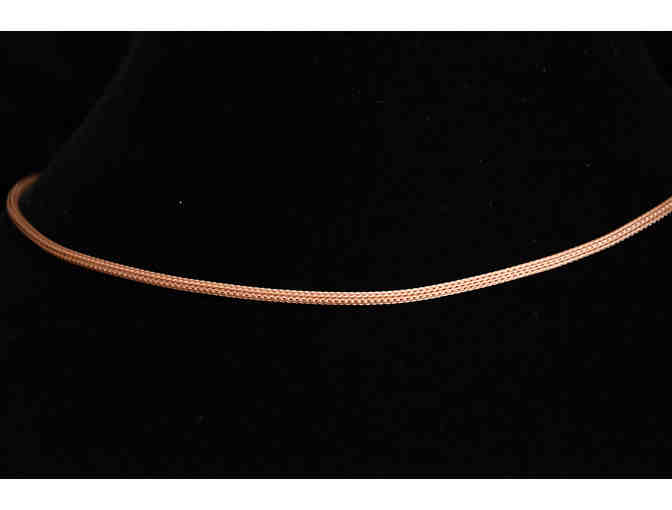 14K Gold Snake Chain Necklace 16-inch