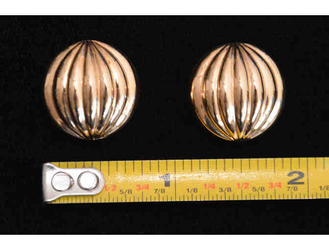 14K Gold French Clip Earrings