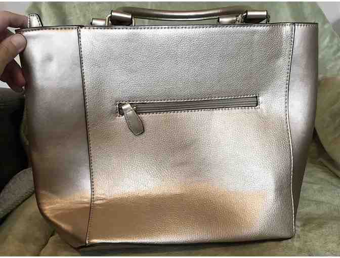 Brooklyn Bow Tote - Champagne