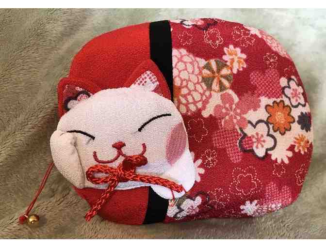 Lucky Cat Mini Purse- Red