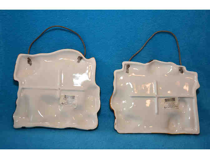 Pair of 'It's a Dawg's Life' Dog Wall Plaques