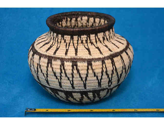 Small Handwoven Basket From Mexico