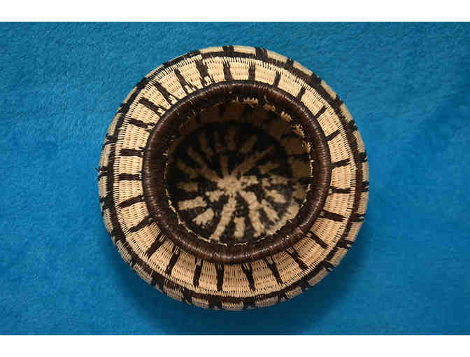 Small Handwoven Basket From Mexico