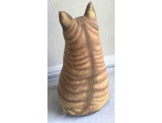Realistic Fabric Cat Doorstop
