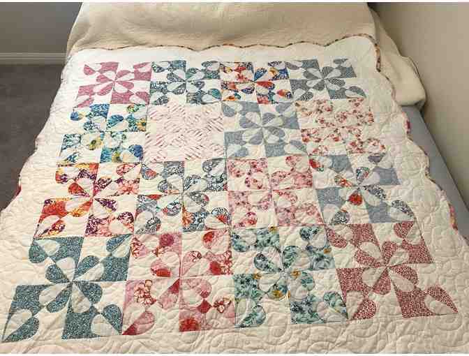 Hearts and Gizards Quilt 58 x 68