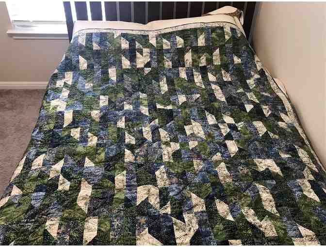 Icy Forest Quilt 70 x 70