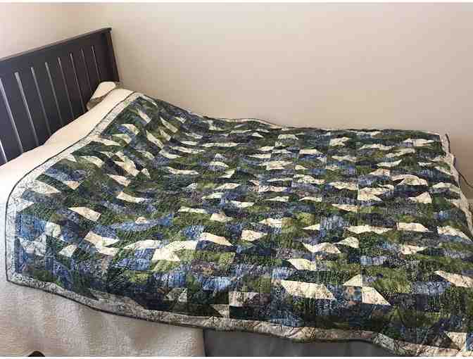 Icy Forest Quilt 70 x 70