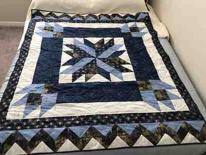 Winter's Frost Quilt 54 x 62