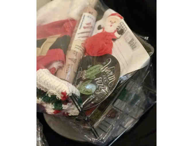 Beginning to Taste a lot like Christmas - baking gift basket.