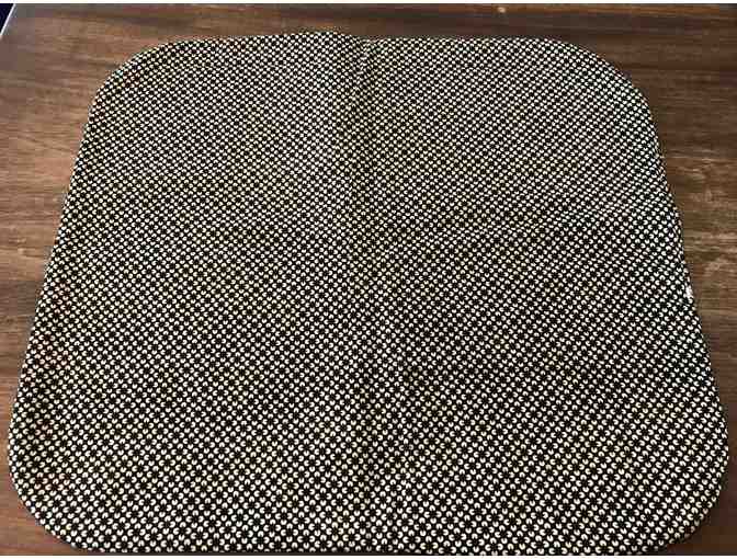 Cat Mat - Colorful Cat Faces/Black and White Pattern