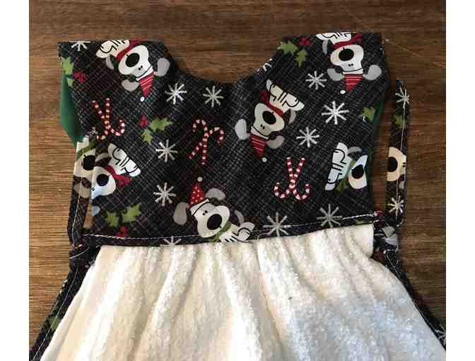 Decorative Kitchen Towels - Dog Christmas