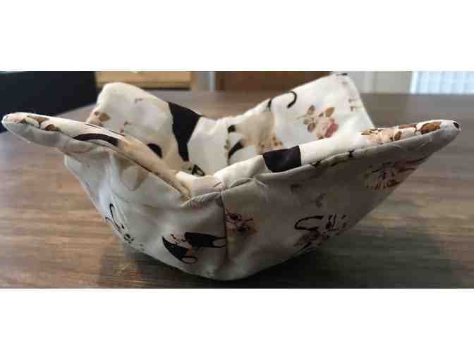 Soup Bowl Cozy - Cat Prints