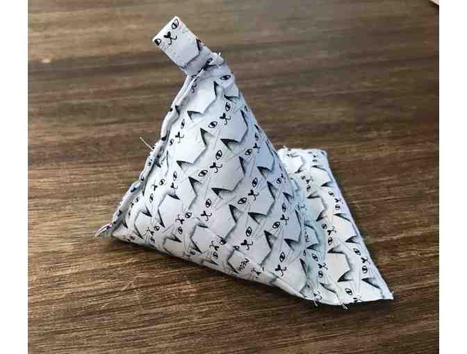 Cell Phone Pillow - White Cat Faces