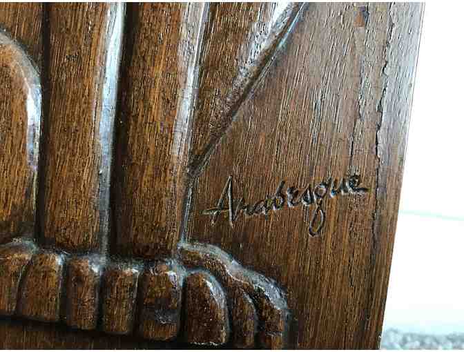 Pair of Siamese Cat Wooden Wall Plaques