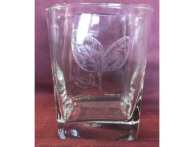 Etched Drinking Glasses - Set of 4 - Spices