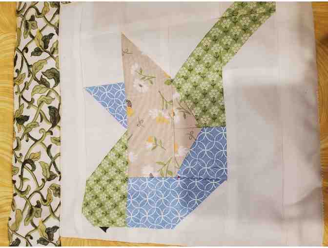 Mini Quilt with Minky Backing #1