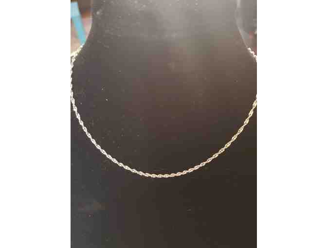 925 Silver Necklace- Single Strand - Photo 1