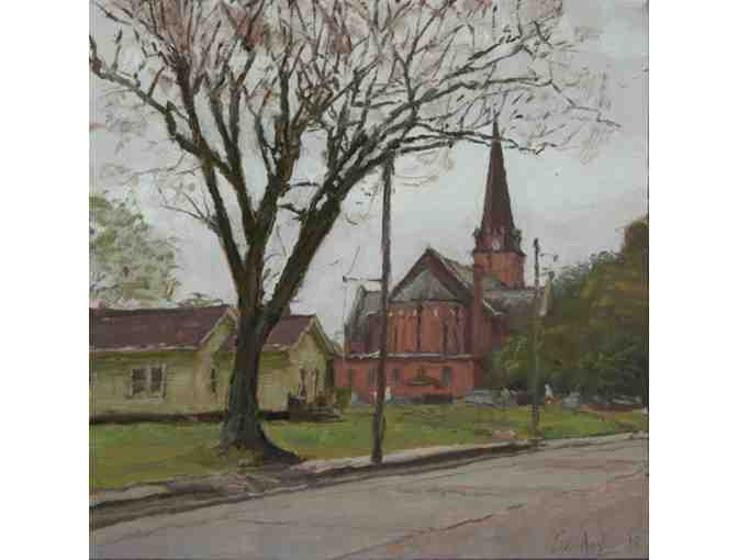 Church and Leafless Tree - Photo 1