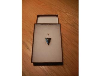 Star of David: Hand Carved Labradorite Stone in Handmade 14K with Sterling Silver setting