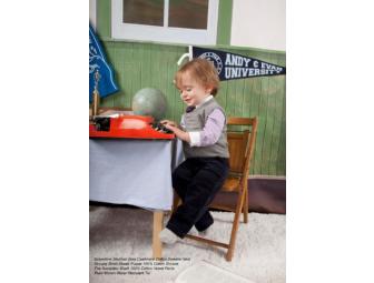 Two 4-piece designer outfits for boys, from 'Andy & Evan for Little Gentleman'
